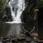 Création d'une zone détente à la cascade @ Cascades de Lagier