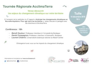 AcclimaTerra: conférence débat @ Tulle médiathèque Rhomer