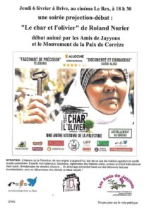 "Le Char et l'olivier": projection débat @ cinéma Rex à Brive