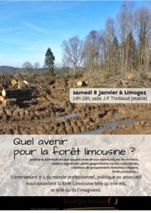 Quel avenir pour la forêt limousine ? @ salle J.P. Timbaud à Limoges (derrière la mairie).