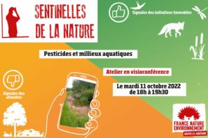 Pesticides et milieux aquatiques : Atelier Sentinelles @ visio