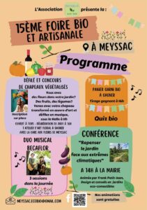Foire Eco-Bio de Meyssac @ places de Meyssac