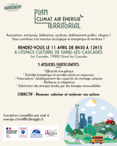 PCAET: 5 ateliers participatifs @ espace culturel